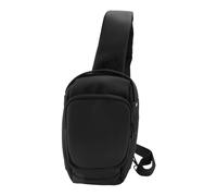 FAUOSWUK Sac à Bandoulière pour Console de Jeu, Sac de Transport Portable étanche avec Plusieurs Poches de Rangement et Port USB Externe, pour Steam Deck Rog Ally