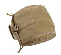 FAUOSWUK Sac de Voyage pour Casque, Rangement Léger pour Prévention des Rayures pour Le Camping et la Course, Toile 1 Pièce (Kaki)