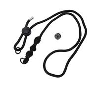 FAUOSWUK Sangle D'appareil Photo 3, Lanière Anti-Perte en Nylon Noir avec Boucle à Dégagement Rapide pour Un Port Confortable sur Le Cou des épaules
