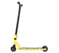FAUOSWUK Scooter Adulte Portable Jaune Professionnel Léger Durable Poignée Antidérapante Roues Hautement élastiques 52x84x66x10cm 100x24mm 143.7oz PU coloré pour Centre Commercial de Tourisme