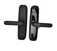 FAUOSWUK Serrure de Porte D'entrée Intelligente, Contrôle D'accès avancé sans clé par Digitale, pour le Bureau et la Maison, Portes de 35 à 50mm