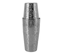 FAUOSWUK Shaker à Cocktail en Acier Inoxydable, Martini gravé, Argent