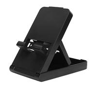 FAUOSWUK Support de Console de Jeu Réglable, Support Stable pour Console, de Bureau Portable pour un Chargement Facile, Matériau ABS Noir