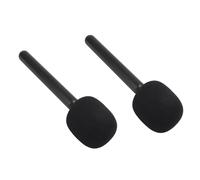 FAUOSWUK Support de Microphone sans Fil, Adaptateur Portable pour Rode Wireless GO II Hollyland Lark 150 G1 Movo, avec Mousse de Pare-brise et Clip de Démarrage à Froid