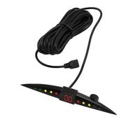 FAUOSWUK Système de de Recul D'aide au Stationnement de Voiture, Mesure Précise de la Distance pour Une Conduite Sûre, Kit avec 4 Capteurs (Argent)