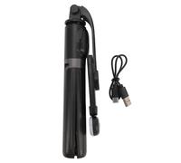 FAUOSWUK Trépied Perche à Selfie, Support de Téléphone Télescopique BT avec Lumière Rechargeable par USB et Télécommande sans Fil, pour Voyage en Plein Air Vlog Live Streaming