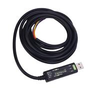 FAUOSWUK USB à 232 485 Câble Adaptateur, Convertisseur de Port Série avec Câble FT232RNL Pups Guard 6.6ft pour 10 8.1 8 7