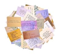 FAURAPMNG Lot de 240 autocollants vintage avec citation de motivation - Mots rétro inspirants - Style machine à écrire - Fournitures de scrapbooking pour planificateur, journal intime, ordinateur