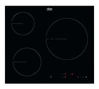 Faure FHRM639K - Vitrocéramique - 3 plaques de cuisson - Niche - largeur : 56 cm - profondeur : 49 cm - avec bord droit noir G