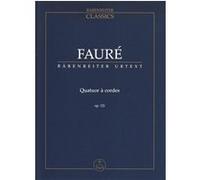 Faure G. Quatuor A Cordes Op.121 En Mi Mineur Conducteur