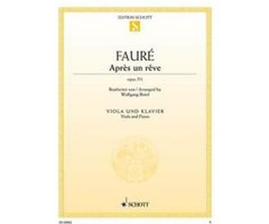 Faure Gabriel - Apres Un Reve Op.7/1 - Alto/Piano G