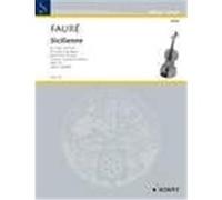 Faure Gabriel Sicilienne Op.78 Sol Mineur Violon / Piano G