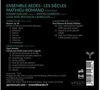 Fauré: Requiem/Poulenc: Figure Humaine/Debussy: Trois Chansons by Gabriel Faure