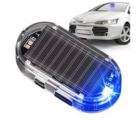 Fausse Alarme Solaire À LED, L'alarme Solaire De Voiture, Éclairage De Voiture Antivol À ÉnergieSolaire, Feu De Sécurité Clignotant, Système D'alarmeSolaire PourVoiture,Feu D'avertissement De Sécurité