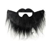 Fausse barbe longue en peluche - Accessoires de cosplay - Fausse barbe amusante - Accessoire pour cheveux du visage - Barbes longues en peluche - Accessoires de cosplay - Moustaches d'Halloween
