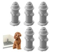 Fausse bouche d'incendie pour chiens à faire pipi - 5 outils d'apprentissage de la propreté pour chiot - Toilettes d'urine portables pour chiot, maison, jardin, pelouse, utilisation en extérieur