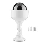 Fausse Caméra, Caméra de sécurité Factice en Forme de Dôme Clignotante Fausse Caméra de sécurité Caméras Factices pour Caméra Extérieure à Rotation à 360 °