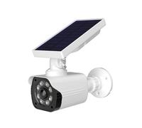 Fausse caméra de sécurité avec capteurs de mouvement LED pour la maison et les entreprises Caméras solaires extérieures