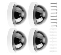 Fausse caméra de sécurité avec lumière LED pour la surveillance à domicile Installation facile Matériaux ABS Dissuasion visuelle Caméra de sécurité
