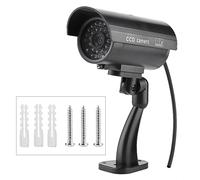Fausse CaméRa De Surveillance Factice à Led Clignotante, Fausse CaméRa De SéCurité Pour IntéRieur Et ExtéRieur