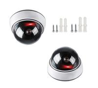 Fausse caméra de vidéosurveillance modèle de vidéosurveillance résistante aux intempéries Construction ABS réaliste Aspect dissuasif visuel pour la maison et le travail