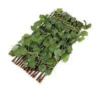 Fausse Clôture Décorative de Jardin, Pliable, Bois Métal Plastique Vert | Décor de Jardin et Maison, Usage Intérieur ou Extérieur, Design , Soi-même