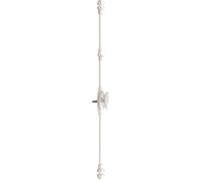 Fausse crémone - MAP MASSARD - 35304PVC - Blanc 9016 - PVC - Bouton-vis