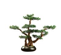 Fausse décoration Bonsaï Artificiel avec Pot en céramique, pin décoratif for Salon, Bureau, de thé Bonsaï Artificiel