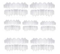 Fausse Dent Silicone Instant Facette Dentaire Sourire Prothèses Temporaires Dentier Amovible Haut et Bas Prothese Dentaire Blanchiment Réutilisable Réparez Vos Dents Hommes et Femmes,7pairs