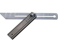 Fausse équerre avec angles précis, matériau résistant, idéal pour mesurer, tracer et vérifier les coins dans les travaux de menuiserie et de construction.