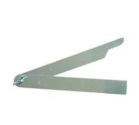 Fausse équerre en acier galvanisé avec écrou papillon 250 mm MIB WHG250
