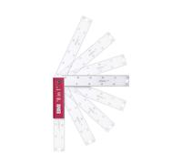 Fausse équerre octogonale 8 en 1 pliable 300 x 120mm BMI