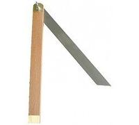 Fausse équerre talon bois 30cm 2 garnitures laiton