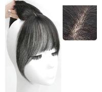 Fausse frange 3D frange française perruque femmes front naturel blanchissant amélioration des cheveux rideau de tête huit caractères air bangs-T1B/613