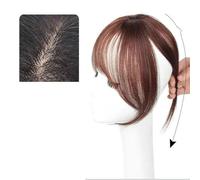 Fausse frange 3D frange française perruque femmes naturel front blanchissant amélioration des cheveux rideau de tête huit caractères air bangs-P1B/30