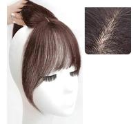 Fausse frange 3D frange française perruque femmes naturel front blanchissant amélioration des cheveux rideau de tête huit caractères air frange-4/27HL