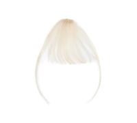 Fausse frange 3g Air frange perruque humain naturel noir brun mince Invisible faux postiche pince en frange Extension de cheveux humains for les femmes Extensions de cheveux à clip pour frange(#60)