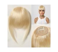 Fausse frange Cheveux humains frange frange postiches coupe émoussée naturelle Air frange sur la tête pince dans les Extensions de cheveux noir brun Remy cheveux for les femmes Extensions de cheveux à