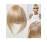 Fausse frange Cheveux humains frange frange postiches coupe émoussée naturelle Air frange sur la tête pince dans les Extensions de cheveux noir brun Remy cheveux for les femmes Extensions de cheveux à