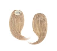Fausse frange Frange à Clip 100% naturelle, avec partie centrale, un/deux côtés, extension de cheveux Remy, frange Invisible française, 2 pièces Extensions de cheveux à clip pour frange(G)