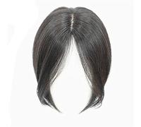 Fausse frange Frange à Clip en Cheveux Humains Frange Partie Moyenne Frange Indienne Postiches Droite Cheveux Naturels Couronne Topper Clip dans les Postiches Supérieurs for Femmes avec Cheveux Clairs