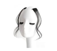 Fausse frange Lot de 2 franges latérales de 30 à 35 cm de long, frange naturelle bouclée à clipser sur le devant for femme, usage quotidien, fausse frange à clipser for extensions de cheveux, accessoi