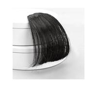 Fausse frange Perruque synthétique Air Bangs femmes naturel court brun blond noir faux cheveux Extension de frange Extensions de cheveux à clip pour frange(Natural)