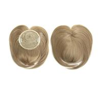 Fausse frange Perruques synthétiques avec frange à clipser en Fiber chimique for femmes, postiches naturelles avec décoration de cheveux, Extension capillaire sans colle nécessaire Extensions de cheve
