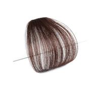 Fausse frange Postiche synthétique Air frange postiche femmes Mini fausse frange noir marron Extension de postiche for les filles Extensions de cheveux à clip pour frange(20-2M33)