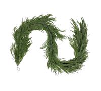 Fausse Guirlande De Noël en Pin - Couronne De Vacances À Toucher Réaliste avec Ornements | Parfait pour Les Décorations Extérieures Et Intérieures sur Porte, Table, Le Manteau, Cheminée, R