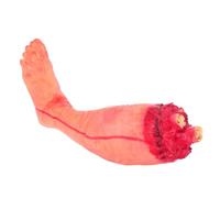 Fausse Jambe Halloween en Vinyle, Accessoire de Terreur Petite Taille
