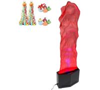 Fausse Lumière D’Effet De Flammes De Feu, 36 LED Fausse Lampe De Feu De Camp, Lumière De Flamme De Feu Artificiel 3D avec Tissu De Flamme, Lampe De Scène De Flam, One Color, 1.8m/5.9ft