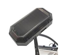 Fausse lumière d'alarme de voiture - Alarme d'avertissement de sécurité - Fonctionne à l'énergie solaire sans fil étanche portable haute visibilité lumière de sécurité pour véhicule automobile camion