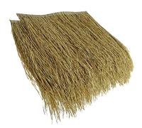 Fausse Paille Décorative Pas D'entretien Thermofusible Chaume Panneaux Paille,PE Ignifuge Et Plus Sûr,Postuler à Tiki Bar Hawaïen Parasol Abri Jardin Gazebo DéCoratio(Size:10pcs,Color:Jaune Ignifuge)